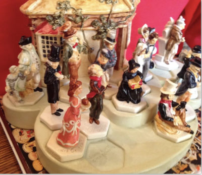 Rare Vtg Sebastian Miniatures Set Charles Dickens Family Christmas Carol 16p Lot - Image 3
