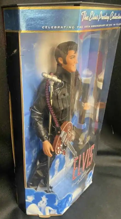 1998 Elvis Presley First In Series Collectors Edition Barbie Doll Nos Nrfb Treasure Trove 8421