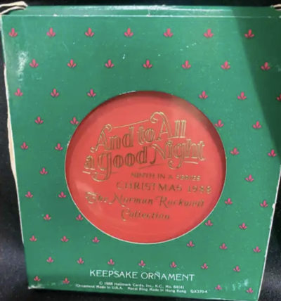 Set Of 9 Vintage Hallmark Norman Rockwell Ornament Collection Cameo 1980-1988 - Image 11