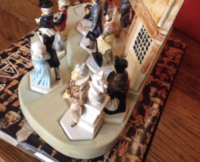 Rare Vtg Sebastian Miniatures Set Charles Dickens Family Christmas Carol 16p Lot - Image 7