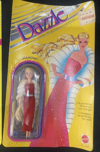Vintage Doll Lot/ 4 Dazzle & Her Friends Diamond Glissen Spangle Rhinestone 1981 - Image 2