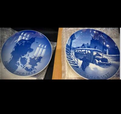 Royal Copenhagen Bing & Grondahl B&G Porcelain 1997 1998 Christmas Plate Rare