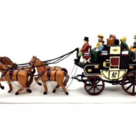 Dept 56 Holiday Coach Dickens Village Accessory 55611