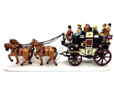 Dept 56 Holiday Coach Dickens Village Accessory 55611