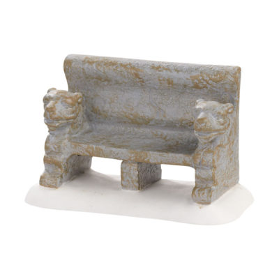 Dept 56 Uptown Lion Bench Village Accessories 4033835