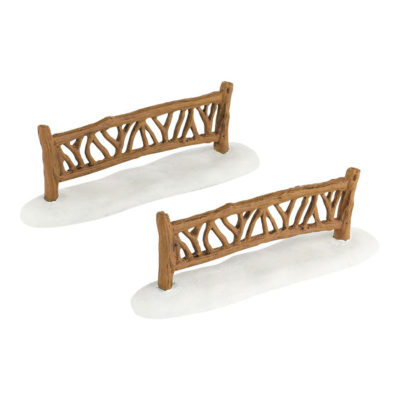Dept 56 Woodland Fence Village Accessories 4033839