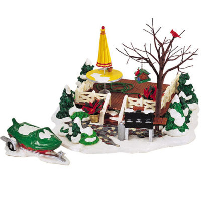 Dept 56 The Backyard Patio Original Snow Village 52836