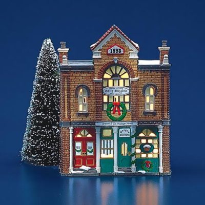 Dept 56 Print Shop & Village News Original Snow Village 54259