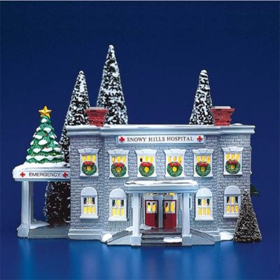 Dept 56 Snowy Hills Hospital Original Snow Village 54488