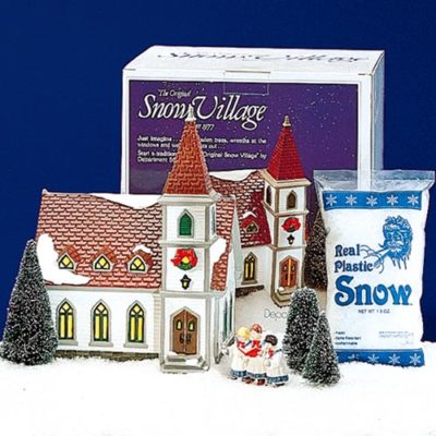 Dept 56 Snow Village Starter Set Original Snow Village 54623