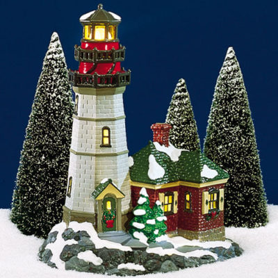 Dept 56 Christmas Cove Lighthouse Original Snow Village 54836