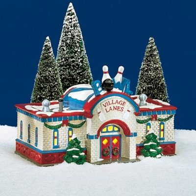 Dept 56 Bowling Alley Original Snow Village 54858