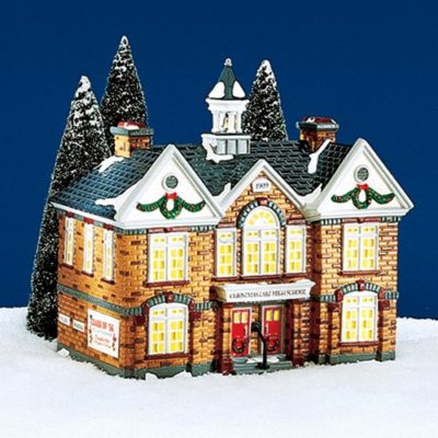 Dept 56 Christmas Lake High School Original Snow Village 54881