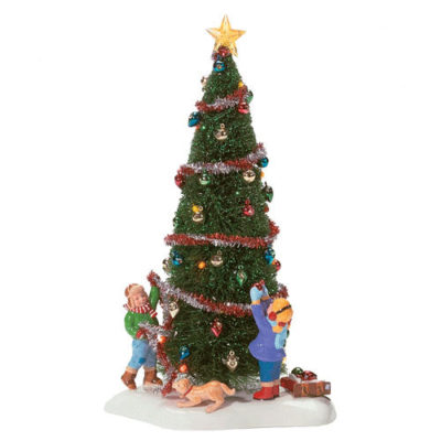 Dept 56 Main Street Christmas Tree Original Snow Village 55205