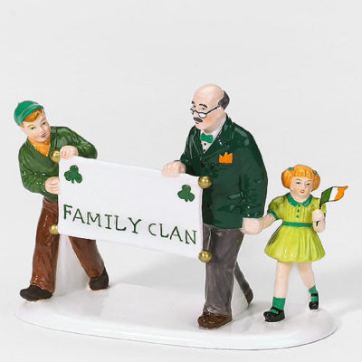 Dept 56 St- Patrick's Day Parade Original Snow Village 55207