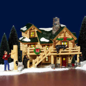 Dept 56 Jonathan The Bear Man's Carving Studio Original Snow Village 55307