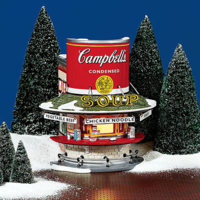 Dept 56 Campbell's Soup Counter Original Snow Village 55309