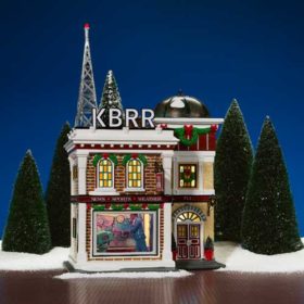 Dept 56 Kbrr Tv Original Snow Village 55337