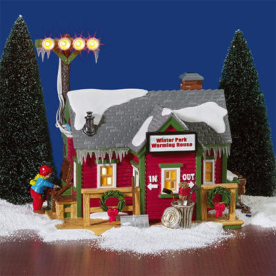 Dept 56 Winter Park Warming House Original Snow Village 55351