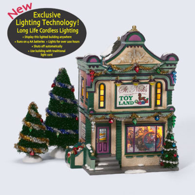Dept 56 St- Nick's Toy Land Original Snow Village 55366