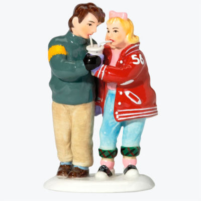 Dept 56 One Malt - Two Straws Original Snow Village 55426