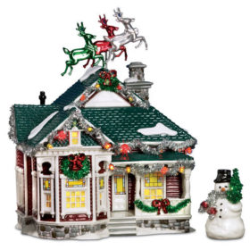 Dept 56 The Tinsel & Garland House Original Snow Village 55609
