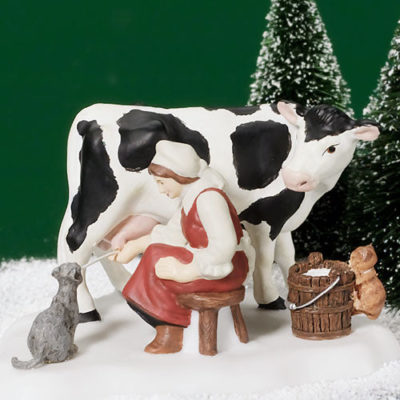 Dept 56 Milking The Cow New England Village 56683
