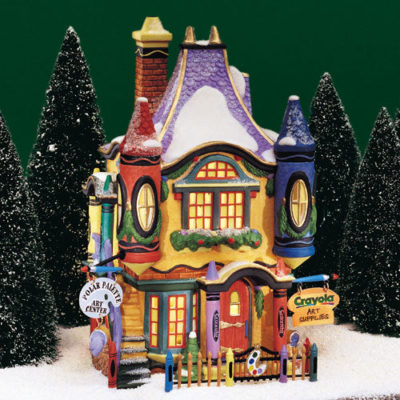 Dept 56 Crayola Polar Palatte Art Center North Pole Series 56726