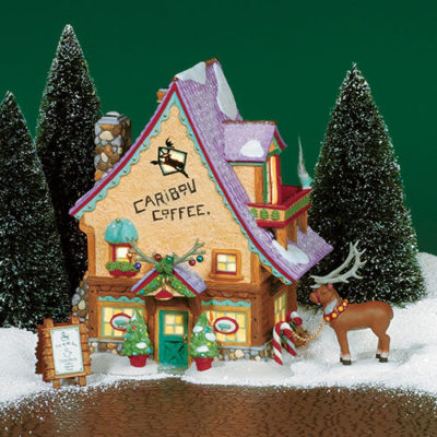 Dept 56 Caribou Coffee Shop North Pole Series 56736
