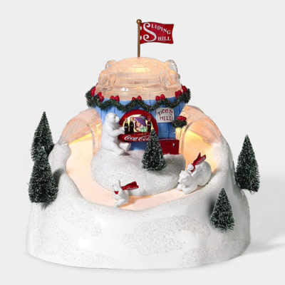Dept 56 Coca-Cola Sliding Hill North Pole Series 56851