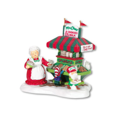 Dept 56 Mrs- Claus' Cookies & Milk North Pole Series 56861