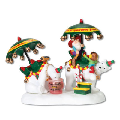 Dept 56 Polar Bear Taxi Service North Pole Series 57201