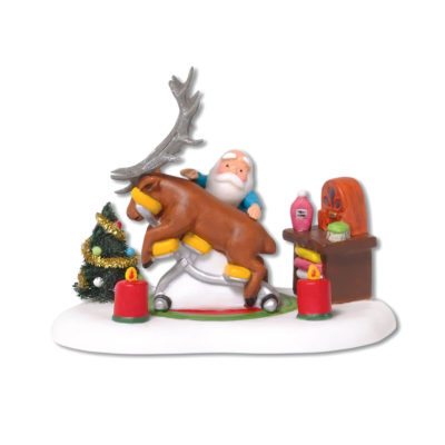 Dept 56 A Well Deserved Reindeer Massage North Pole Series 57210