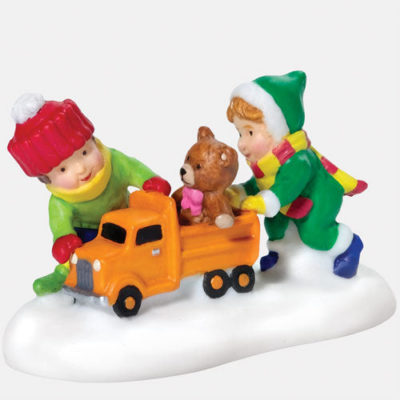 Dept 56 Teddy Bear's Truck Ride North Pole Series 57229