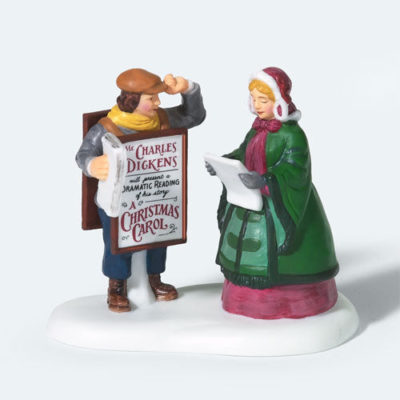 Dept 56 Advertising A Reading By Mr. Dickens Dickens Village 58425