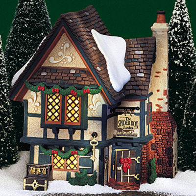 Dept 56 The Spider Box Locks Dickens Village 58448