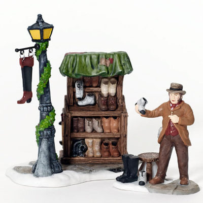 Dept 56 Cobbler's Corner Stand Dickens Village 58540