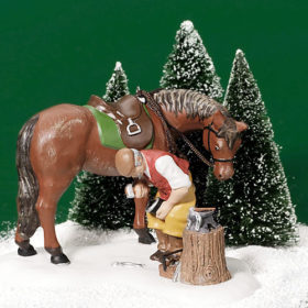 Dept 56 Blacksmith To The Rescue Dickens Village 58541