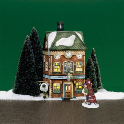 Dept 56 T-C- Chester Clocks & Watches Dickens Village 58726