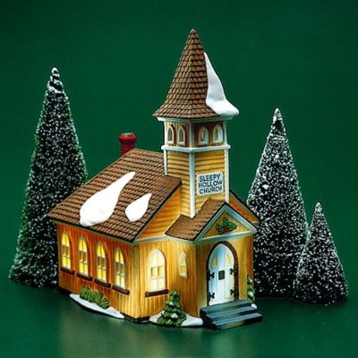Dept 56 Sleepy Hollow Church New England Village 59552