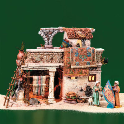 Dept 56 Rug Merchant’s Colonnade Holy Land Little Town Of Bethlehem 59802
