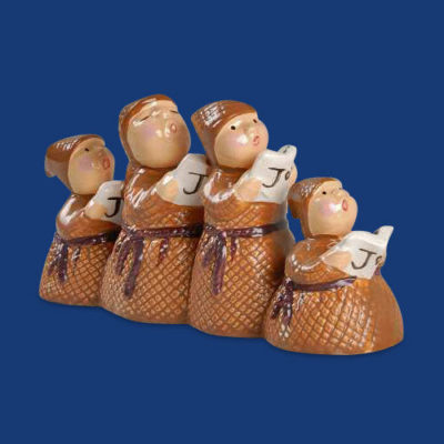 Dept 56 Monks-A-Caroling Original Snow Village 64599