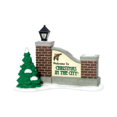 Dept 56 Welcome To Christmas in the City Christmas in the City 799987