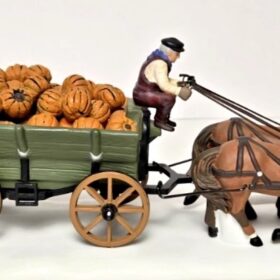 Dept 56 Harvest Pumpkins Wagon New England Village 56591