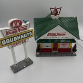 Dept 56 Krispy Kreme Doughnut Shop Original Snow Village 55071