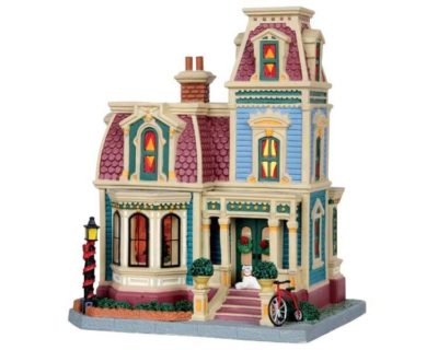 Lemax Village Hawthorne House Lighted Building 05038