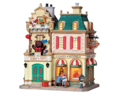 Lemax Village Teddy's Toys Shop Lighted Building 05052