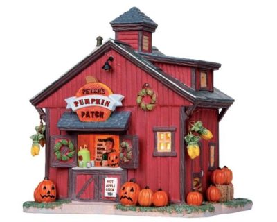 Lemax Village Peter's Pumpkin Patch Lighted Building 05107