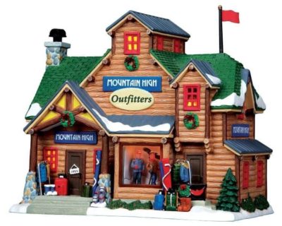 Lemax Village Mountain High Outfitters Lighted Building 05111