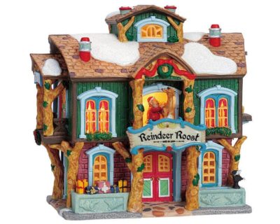 Lemax Village Reindeer Roost Lighted Building 05488